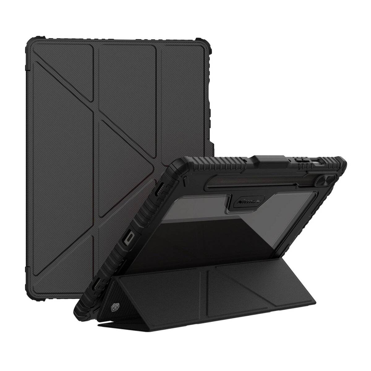 Custodia in pelle Pro Case compatibile con Samsung Galaxy Tab S9 - nera-2
