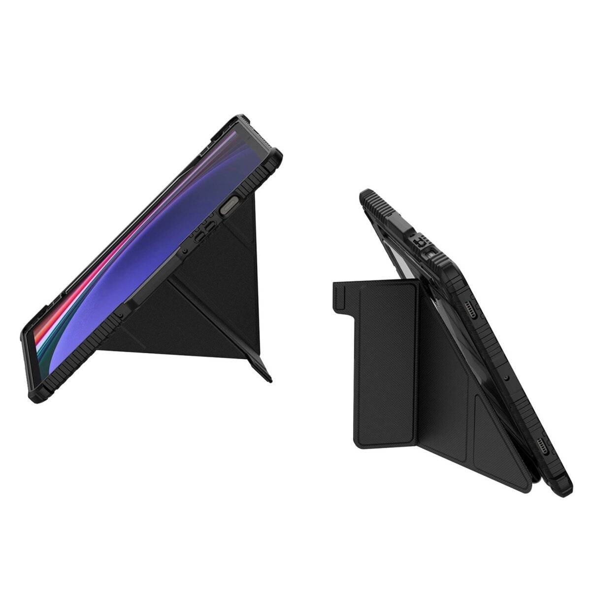 Custodia in pelle Pro Case compatibile con Samsung Galaxy Tab S9 - nera-3