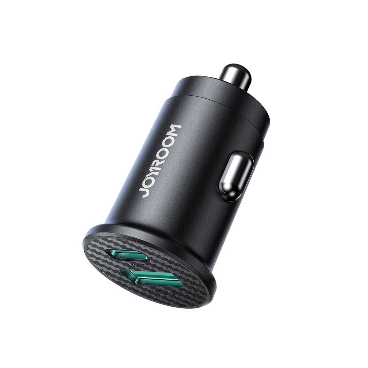 Mini caricabatteria da auto da 15 W Joyroom JR-CCN16 - nero-1