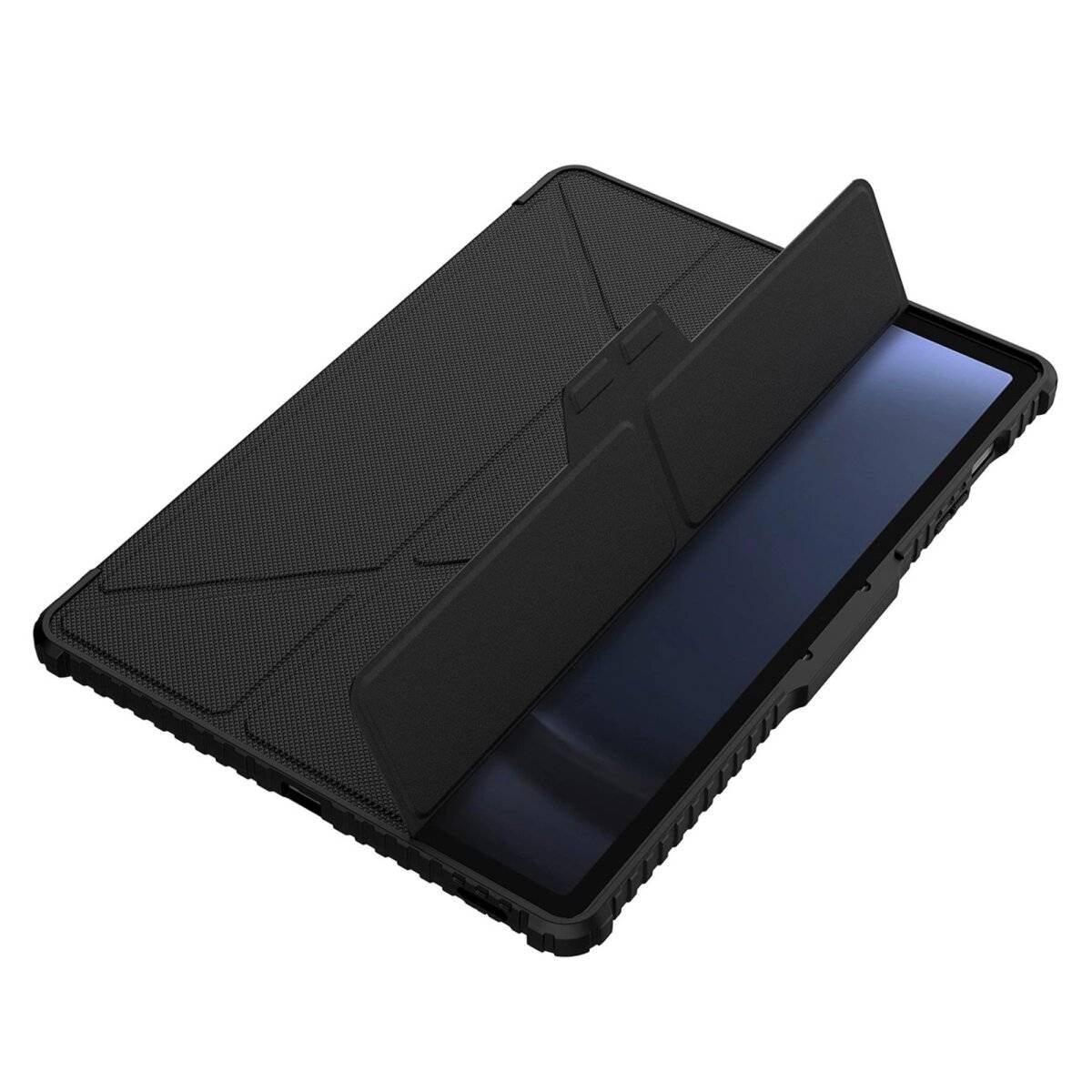 Custodia in pelle Pro Case compatibile con Samsung Galaxy Tab S9 FE+ - nera-3