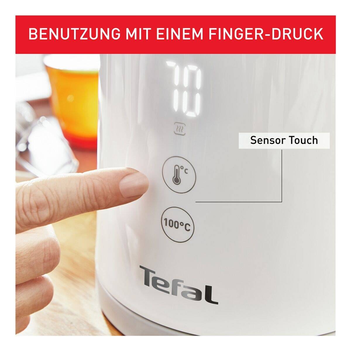 Tefal sense ko6931 bollitore elettrico 1,5 l 1800 w bianco-2