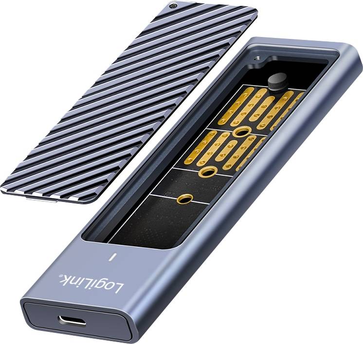 Box Esterno USB-C™ 3.2 Gen 2 per SSD M.2 NVMe e SATA-1