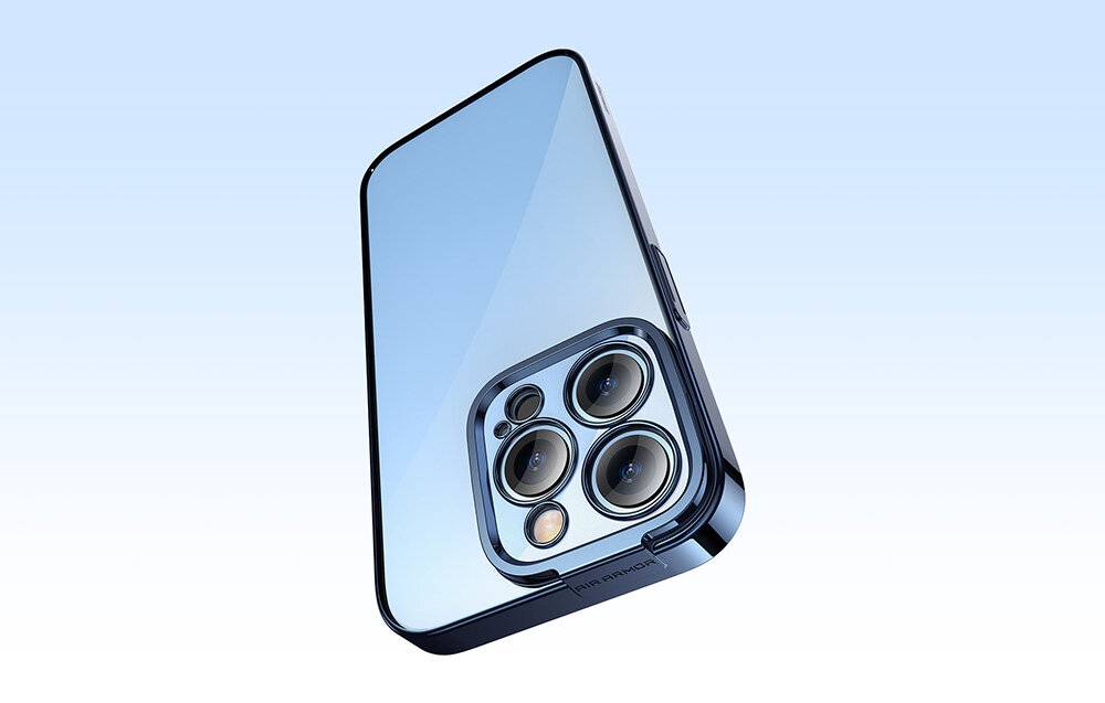 Immagine premio per Baseus - ARMC021303 - Baseus Glitter Schutzset Transparentes Etui e gehärtetes Vetro per iPhone 14 Pro (blu)