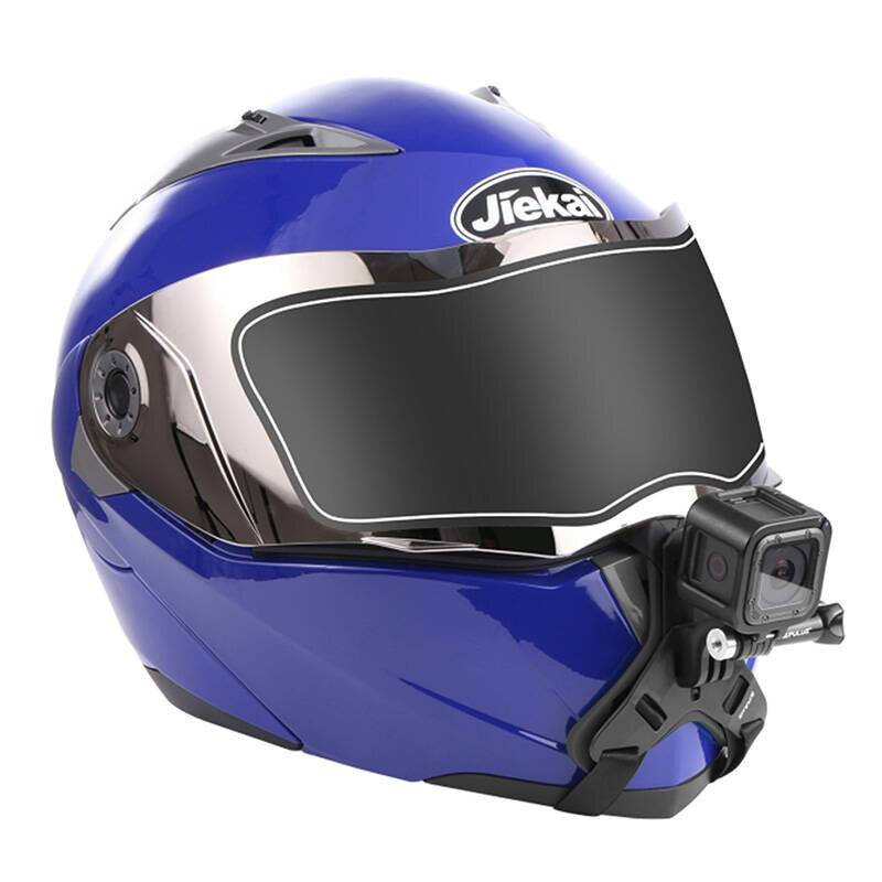 Immagine premio per Puluz - PU579B - PULUZ Helm-Kinnhalterung per Action cam (einschließlich X5 / X4, Osmo Action 5 Pro) PU579B