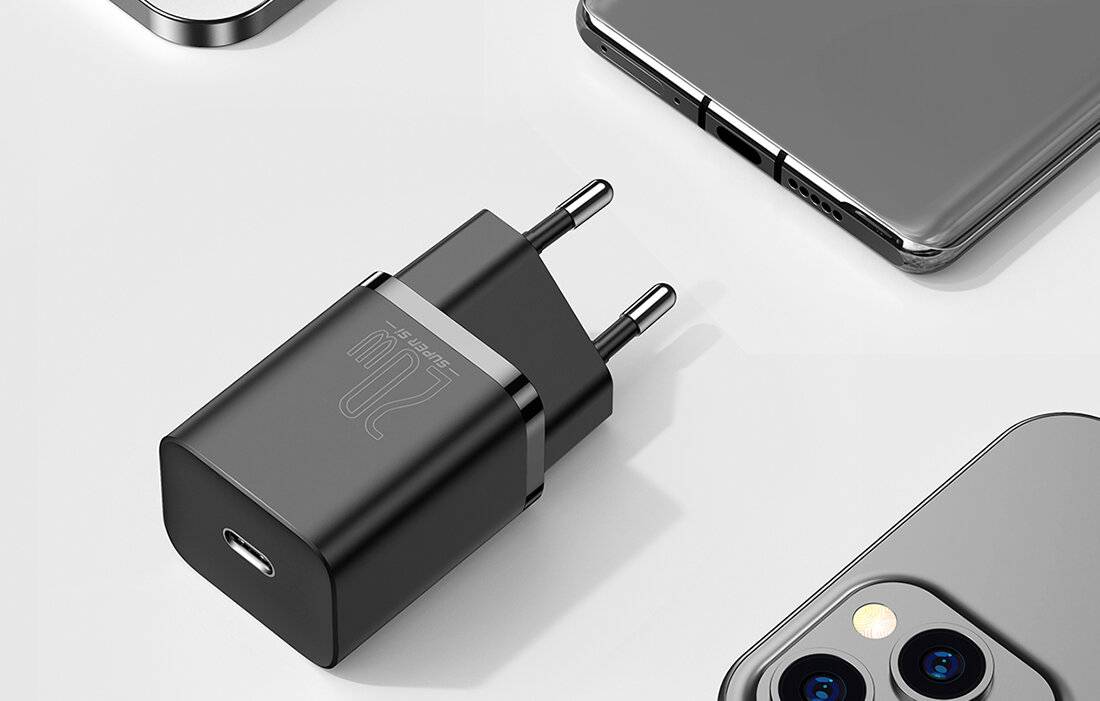 Immagine premio per Baseus - CCSUP-B01 - Wall Quick Charger Super Si 20W USB-C QC3.0 PD, Black