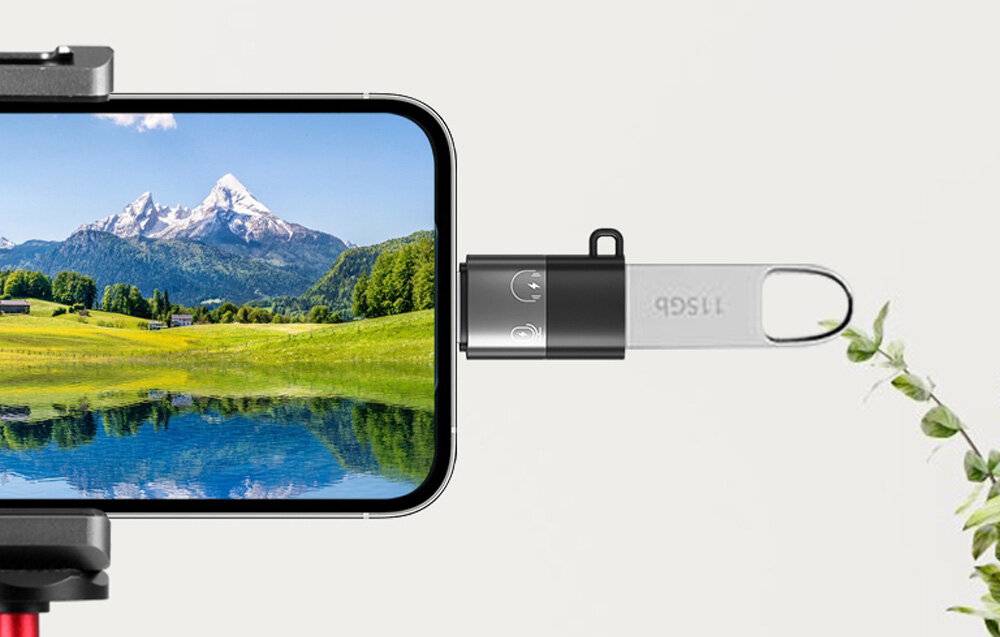 Puluz - PU649B - Adattatore OTG USB-C auf Lightning Puluz PU649B-1
