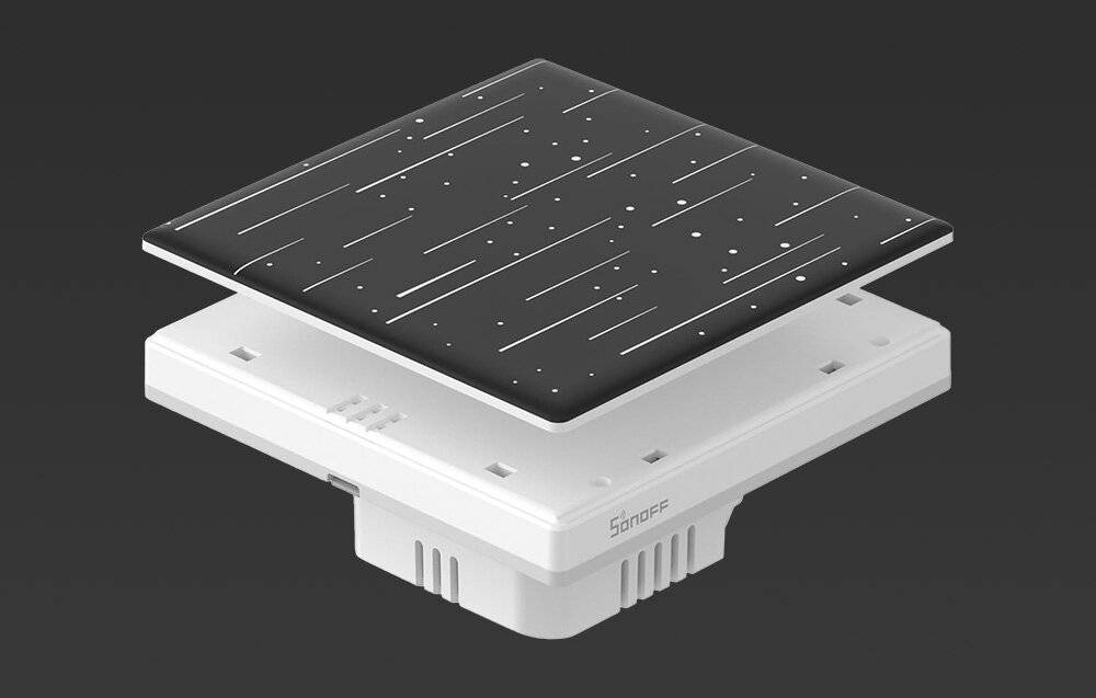 Immagine premio per Sonoff - T5-1C-86-star - Dekorative Copertura/Kappe per T5 SONOFF Star 1C Touch-Interruttore