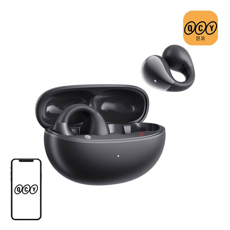 QCY - T33 black - QCY Crossky Clip C30 Cuffie (nero)-0