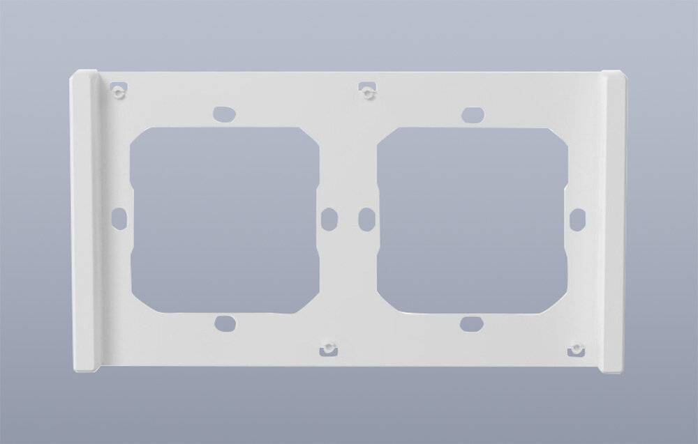 Sonoff - M5-2C-80-FW - Rahmen per Interruttore M5 80 doppelt 2-fach SONOFF M5-2C-80-FW (bianco)-1