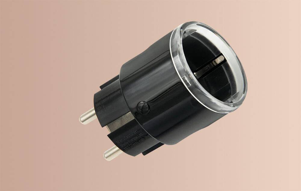 Shelly Plug S Gen3 MTR Black Presa Smart Matter con Misurazione Energia, Wi-Fi e Bluetooth-1