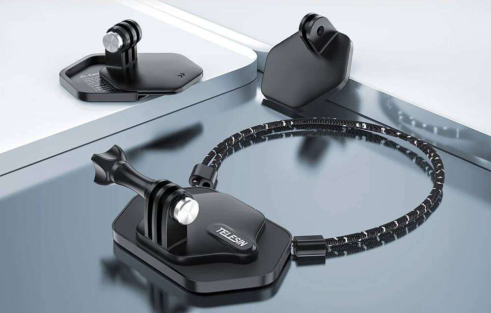 Telesin - TE-MMK-001 - Magnetisches Schnellbefestigungsset per Telesin-Action cam-1
