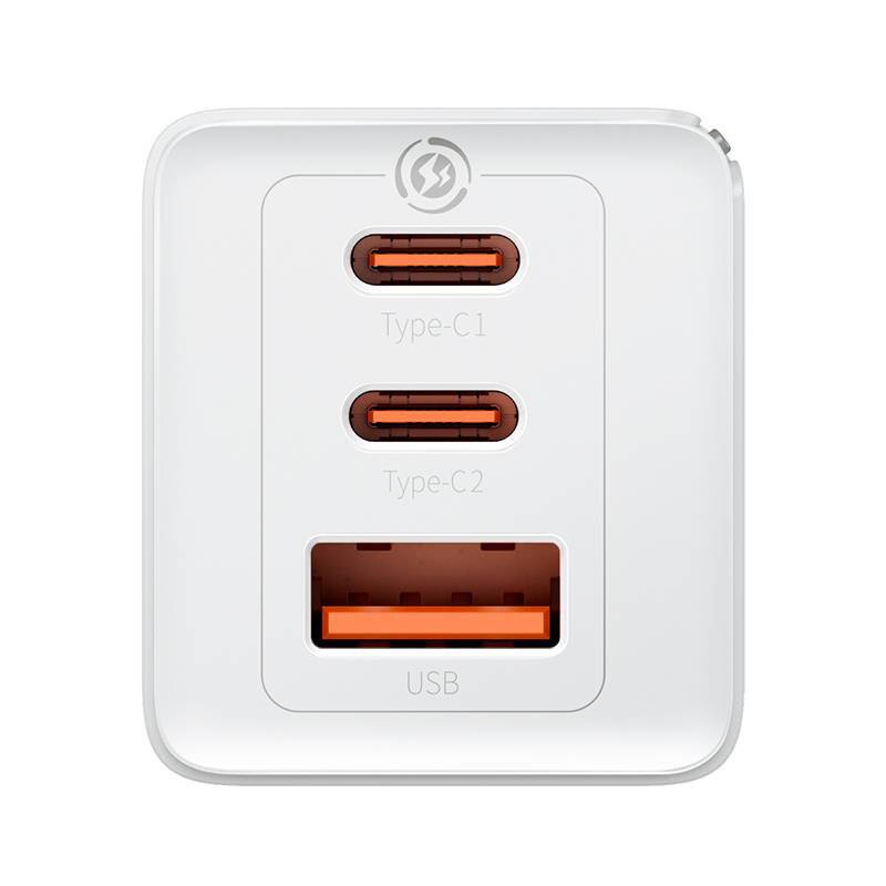 Immagine simbolo per Baseus GaN5 Pro Universale Bianco AC, USB Ricarica rapida Interno (Ladowarka sieciowa Baseus GaN5 Pro 2xU)
