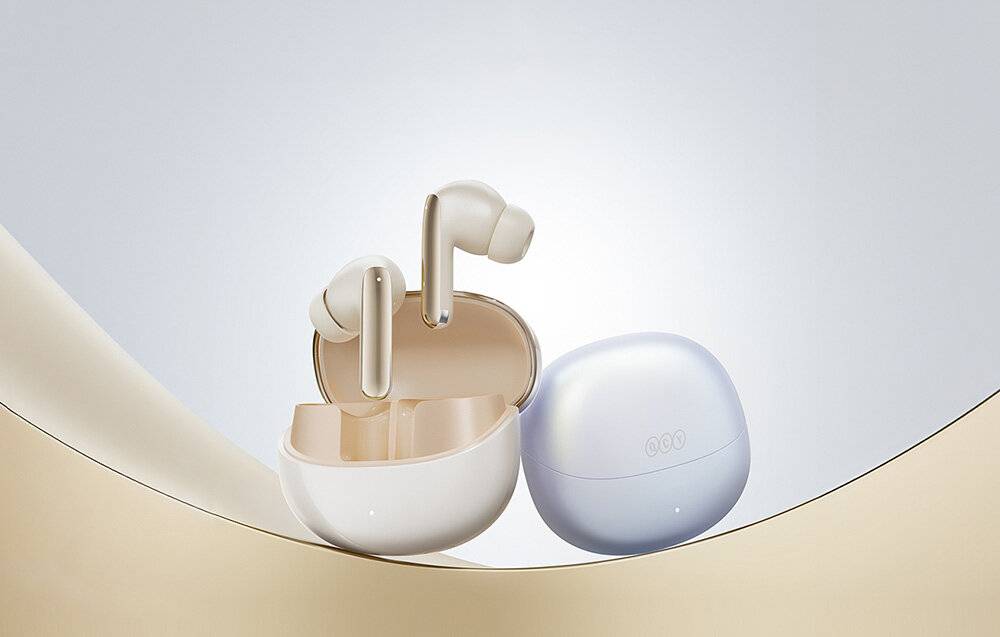 QCY - HT08 oro - TWS QCY MeloBuds Pro HT08 Cuffie, ANC (oro)-1