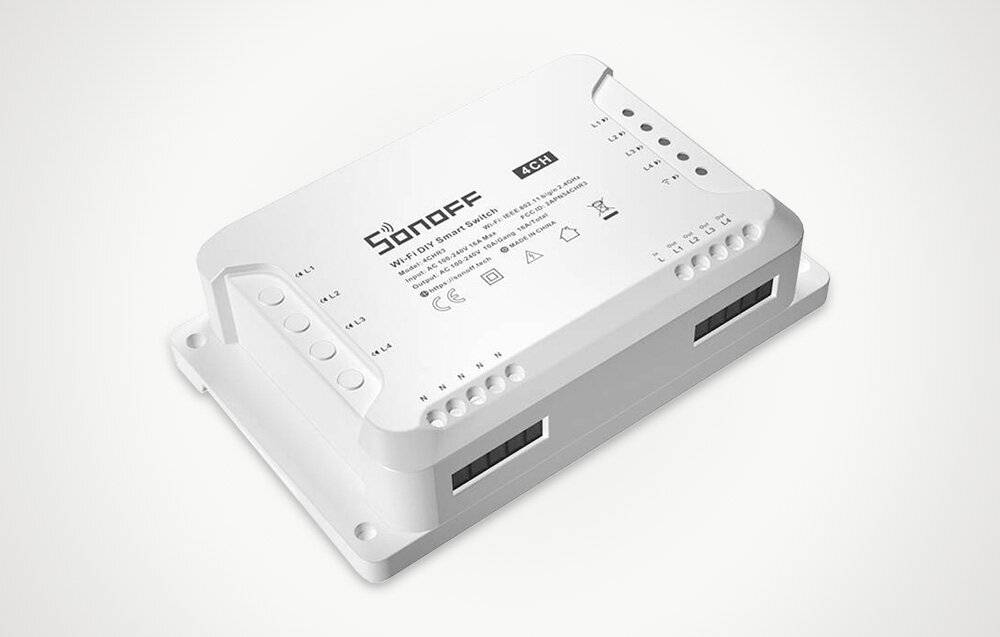 Immagine simbolo per Sonoff - M0802010003 - SONOFF WiFi Smart Switch 4CHR3