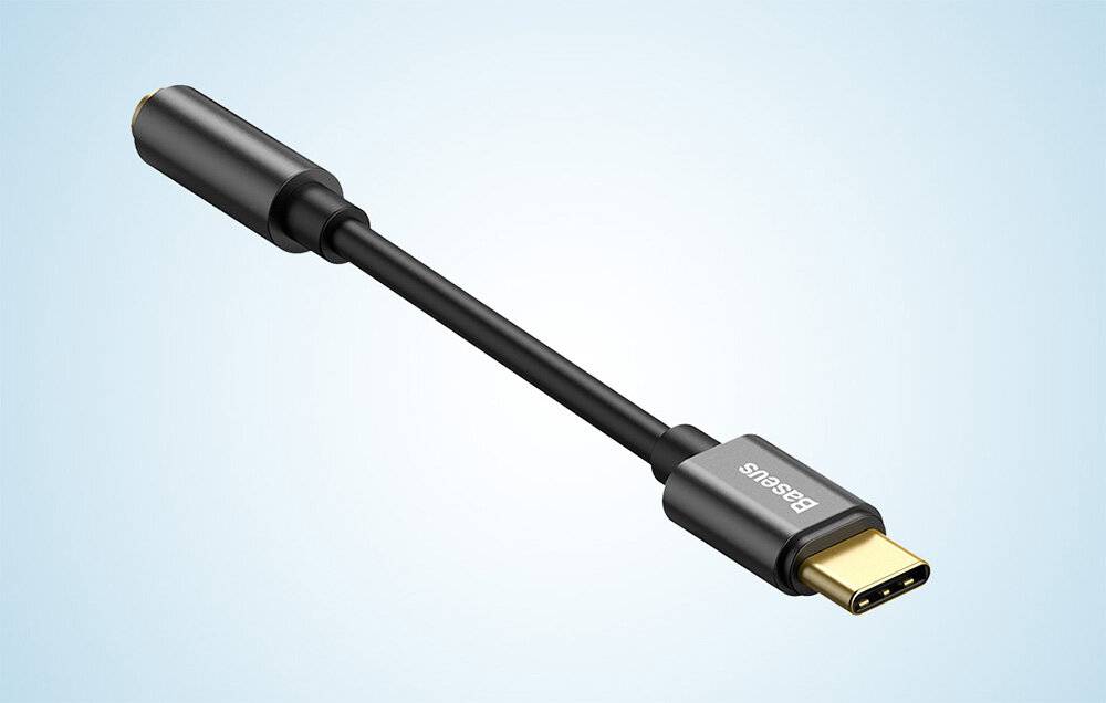 Immagine premio per Baseus CATL54-01 adattatore per inversione del genere dei cavi Type-C 3.5mm Nero