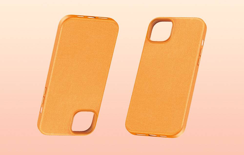 Immagine premio per Baseus - P60157304713-02 - Custodia per iPhone 15 Plus Baseus Fauxther Series (Arancione)