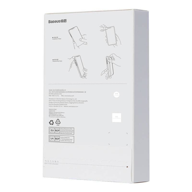 Immagine simbolo per Baseus - ARSJ010602 - Baseus Magnetic Crystal Clear Custodia protettiva per iPhone 13 (trasparente) + gehärtetes Vetro +