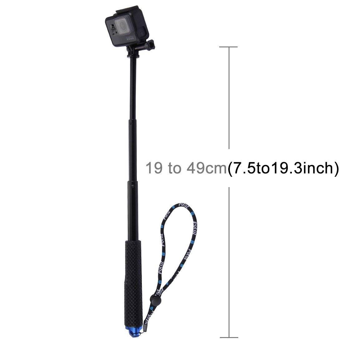 Puluz - PU150 - Selfie-Stick Puluz per Action cam (DJI, GoPro, Insta360) (nero)-3