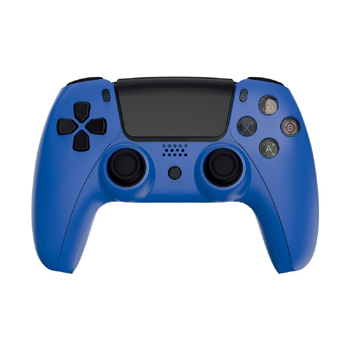 Controller wireless Qware compatibile con PlayStation 4 Connessione Bluetooth e USB-C Blu-0
