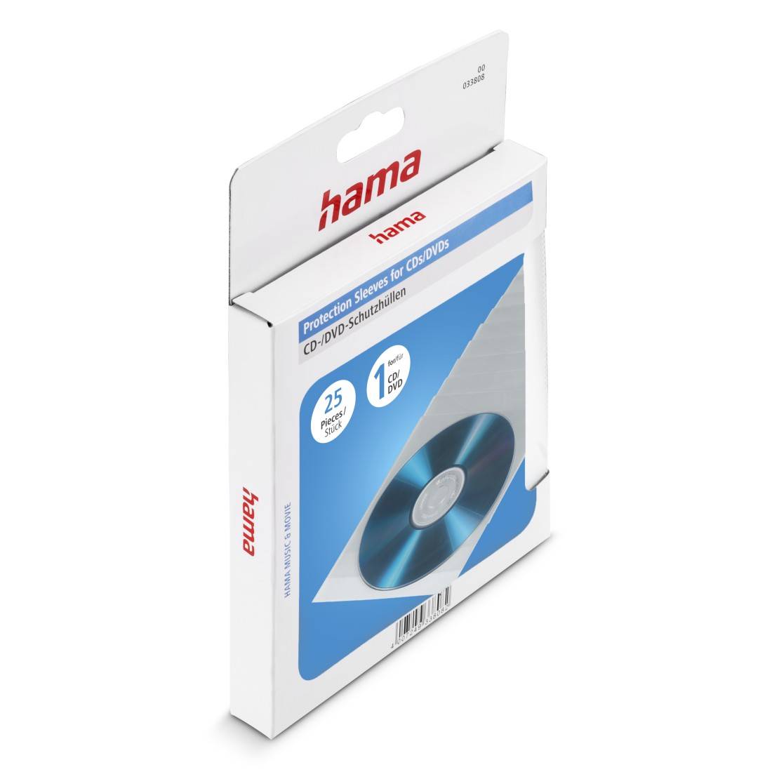 Hama CD-/DVD-Schutzhüllen 25, Transparent (00033808)-1