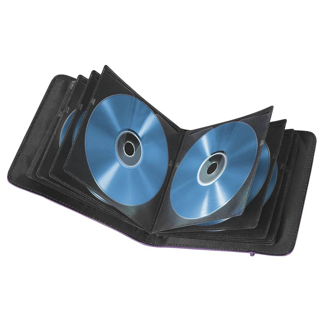 Hama 95681 Geldbörsenhülle 24 Disks Blau (00095681)-0
