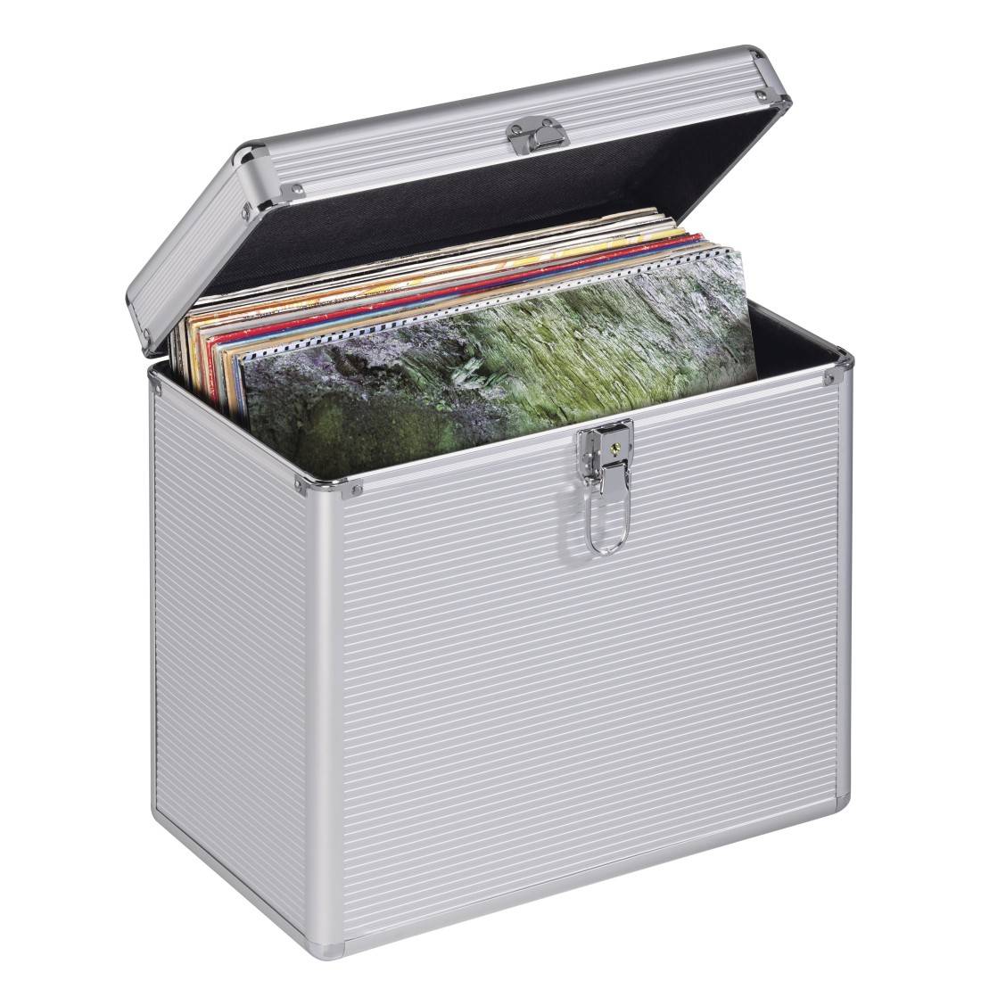 Hama 00181435 Tasche für Speichermedien Aktenkoffer mit Mikrorillen Silber (00181435)-1