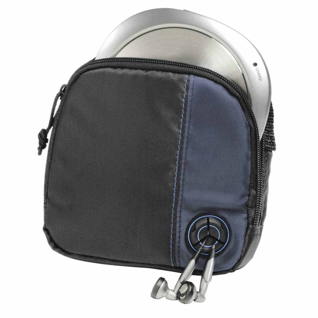 Hama Tattoo - Tragetasche für CD-Player und CDs - 3 CDs/DVDs - Nylon - Schwarz, Blau (00033716)-0