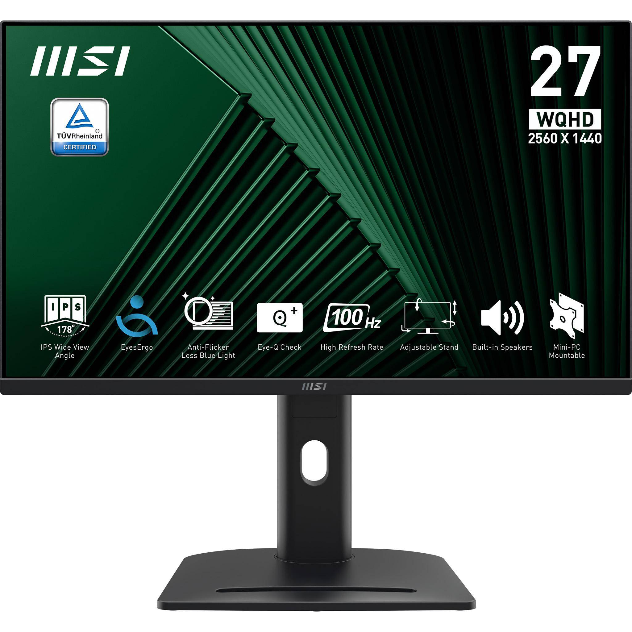 MSI MONITOR 27 LED IPS 169 WQHD 1MS 100HZ 300 CDM PIVOT DP/HDMI MULTIMEDIALE-0