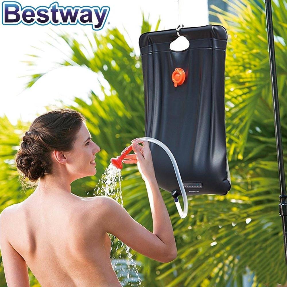 Doccia Portatile A Sacca Doccia Solare Per Campeggio Giardino Outdoor 20 Litri 58224 --0