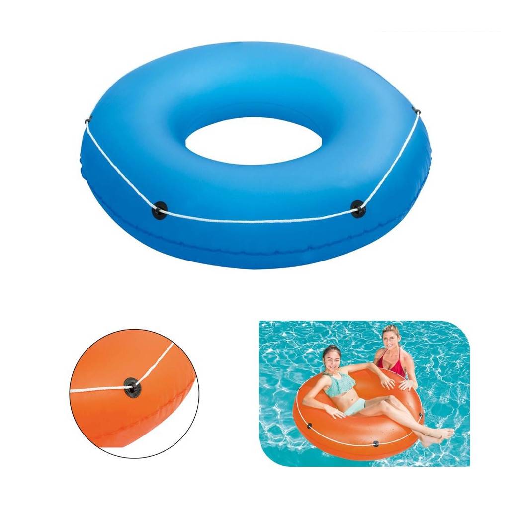 Ciambella Salvagente Gonfiabile Galleggiante Con Corda Summer Blast Da 119 Cm 36120 --1
