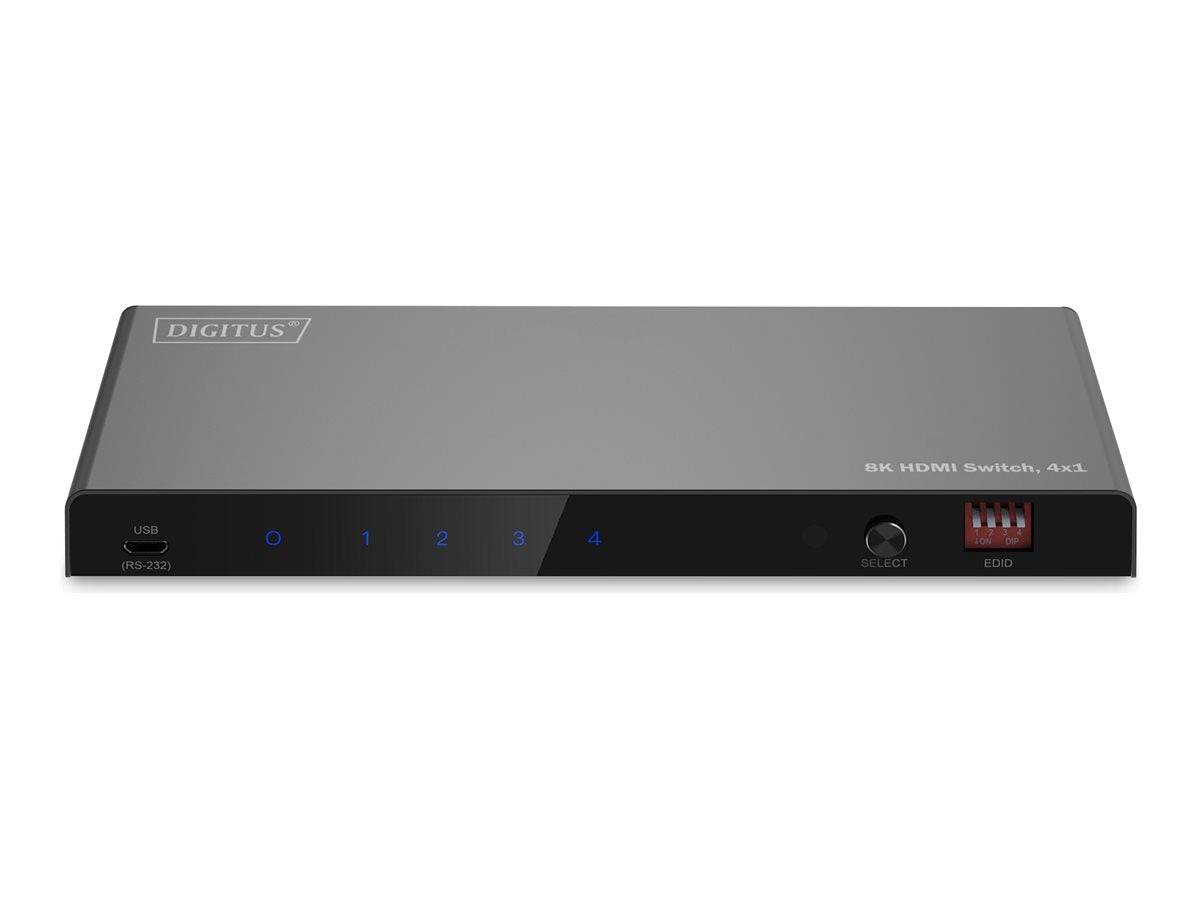 DIGITUS 4x1 HDMI Switch 8K/60Hz - HDMI (DS-55335)-1