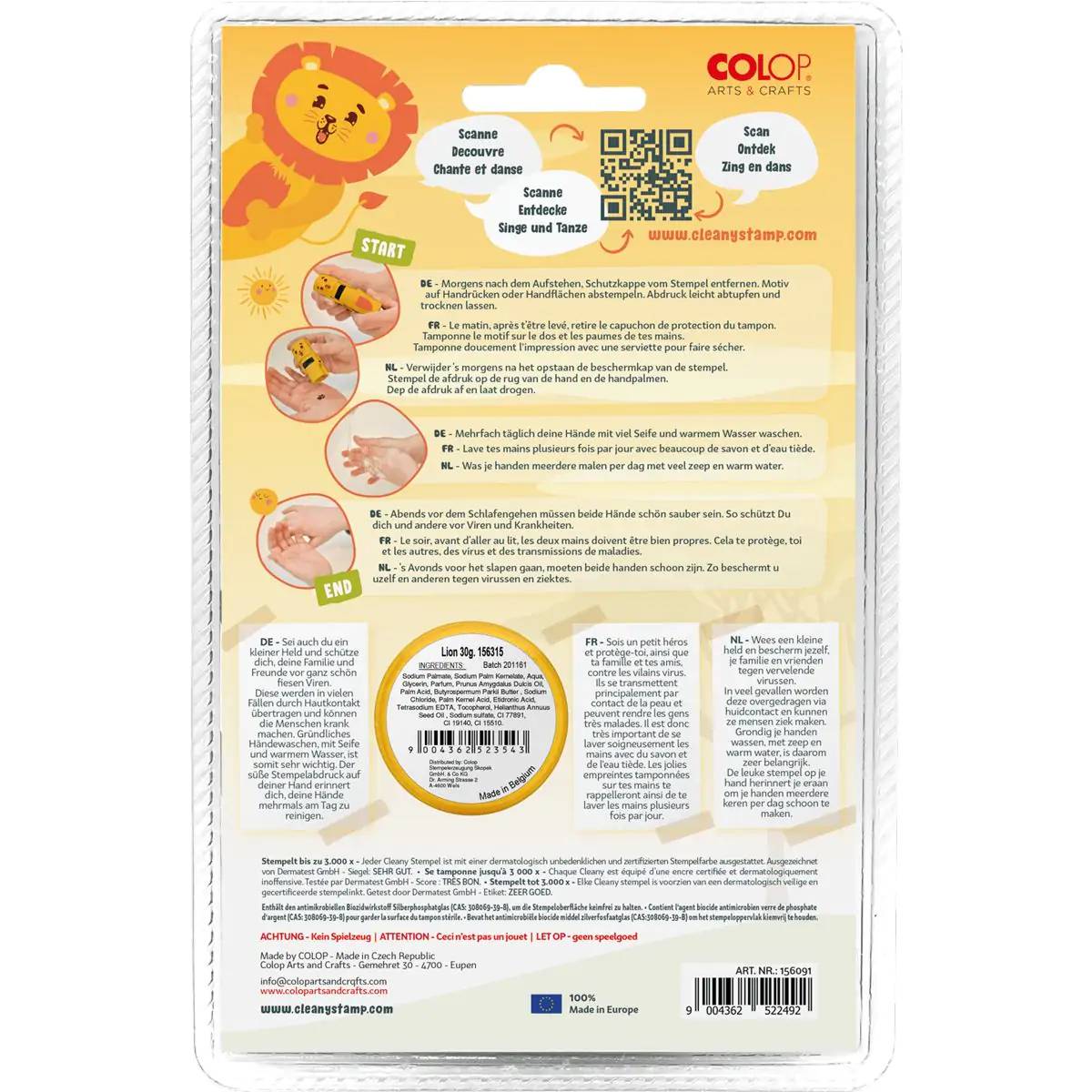 COLOP little NIO Cleany Stamp Leo reta-2