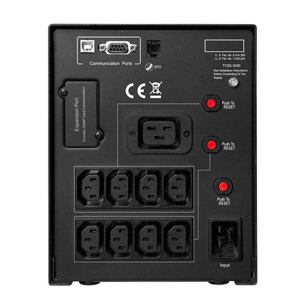 CyberPower PR2200ELCDSL gruppo di continuita (UPS) A linea interattiva 2.2 kVA 1980 W 9 presa(e) AC-2