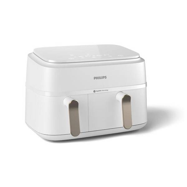 Philips NA353/10 FRIGGITRICE AD ARIA DUAL BASKET 9L 1.5KG CON DOPPIO CESTELLO WHITE