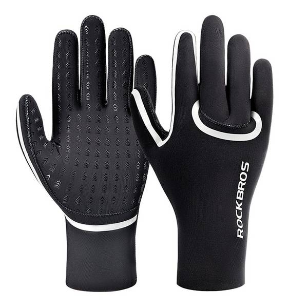 Guanti da ciclismo completamente impermeabili Rockbros L/XL