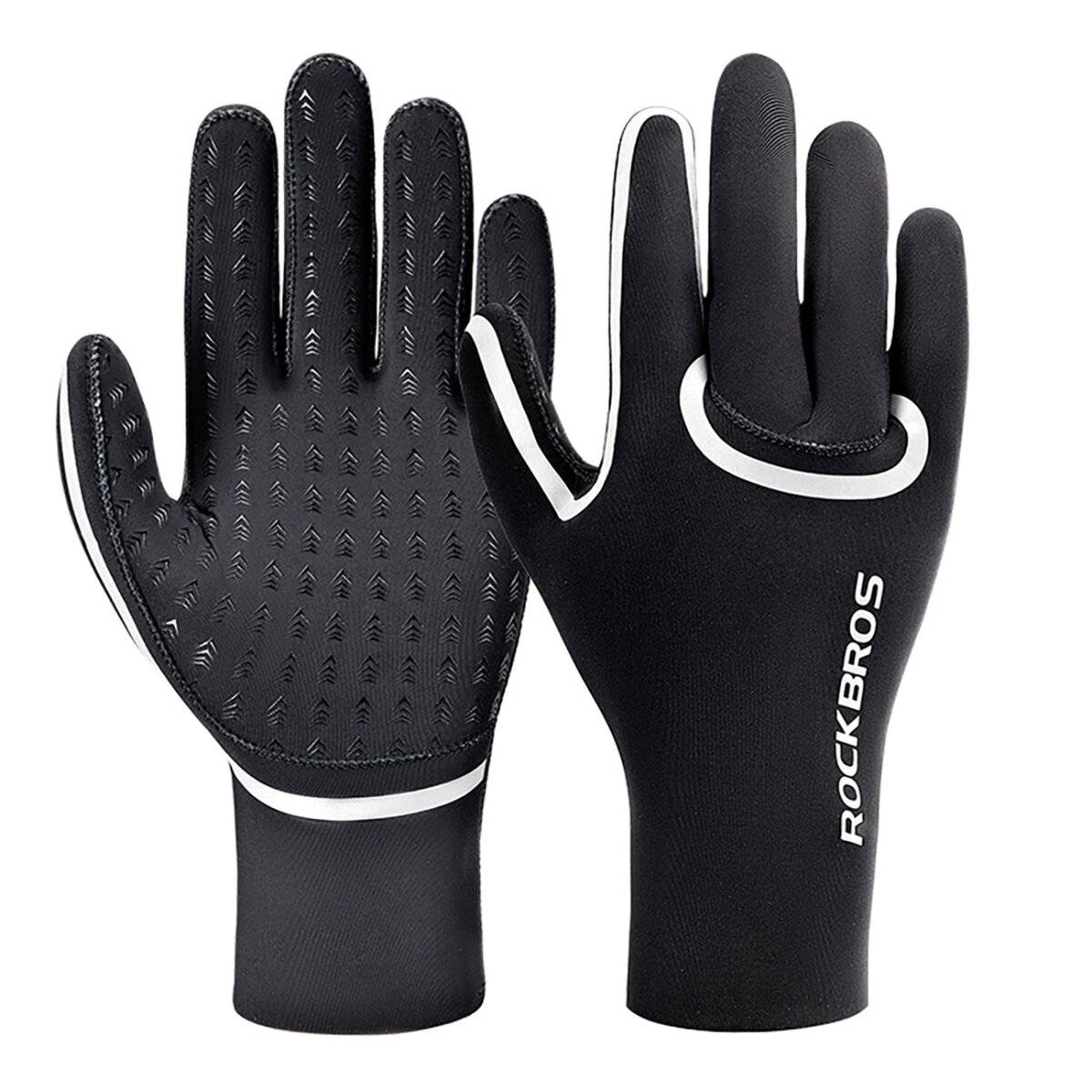 Guanti da ciclismo completamente impermeabili Rockbros L/XL-0
