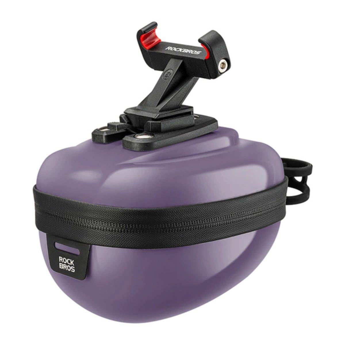 Borsa da sella rigida Rockbros, rigida, compatta, 0,4 l, viola-0