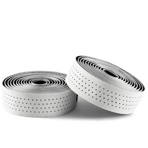Nastro manubrio in silicone perforato Rockbros - Bianco