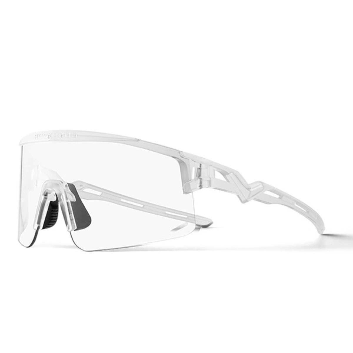 Occhiali da ciclismo fotocromatici Rockbros con protezione UV e inserto graduato, bianchi-0