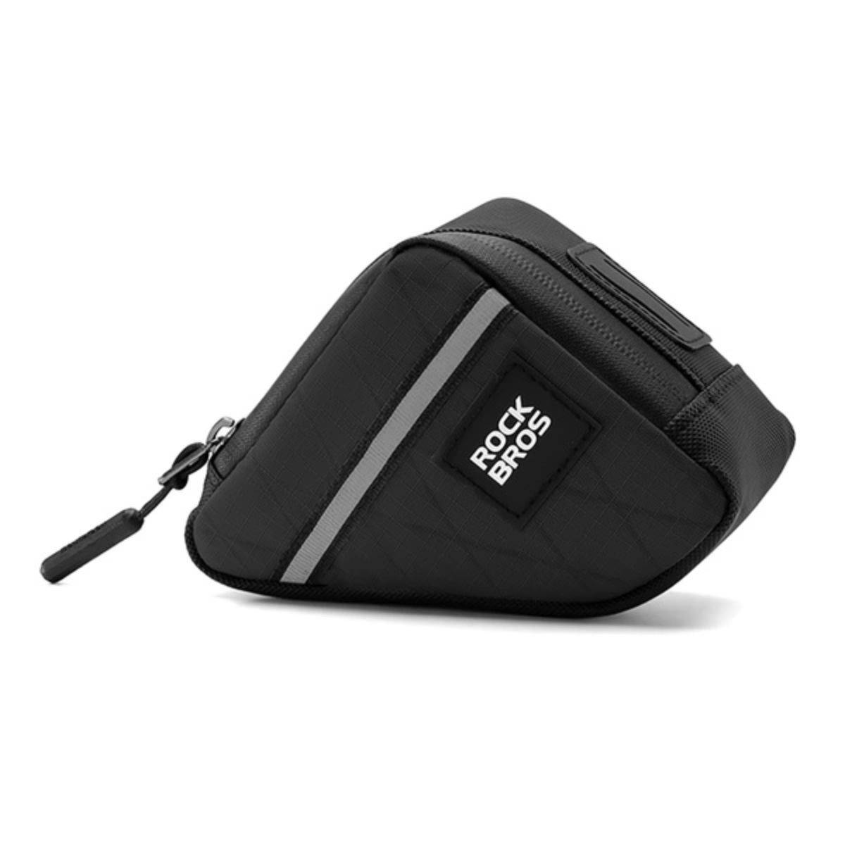 Borsa da telaio per bicicletta Rockbros Triangle 0,25L nera-0