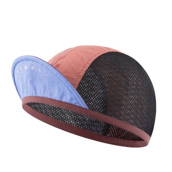 Cappellino da ciclista Rockbros con visiera per casco rosso