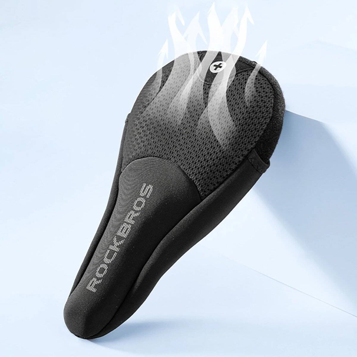 Rockbros Cover Cuscino per sella per bicicletta Grigio L-2