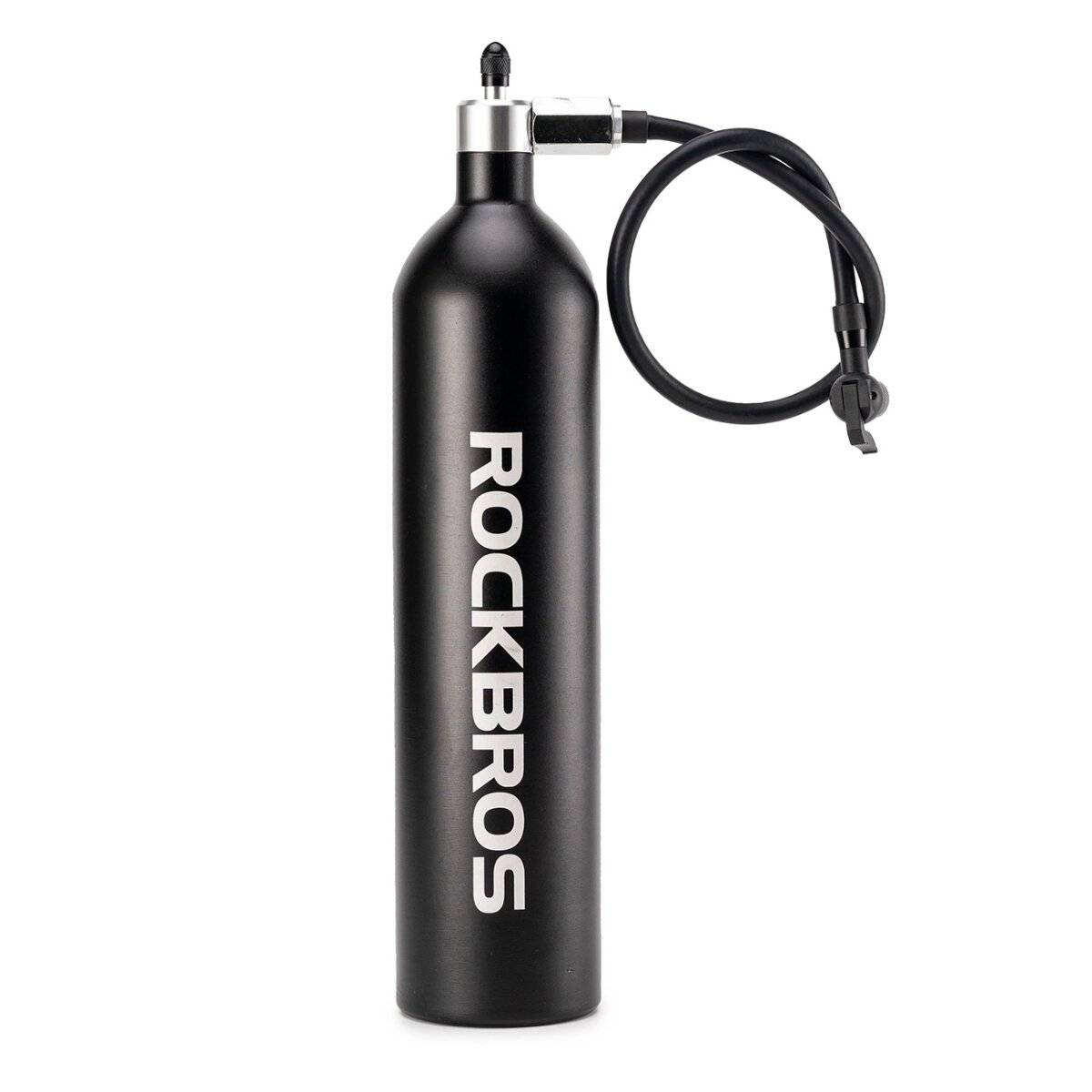 Gonfiatore per pneumatici tubeless Rockbros 200 PSI 1,2 l - Nero-1
