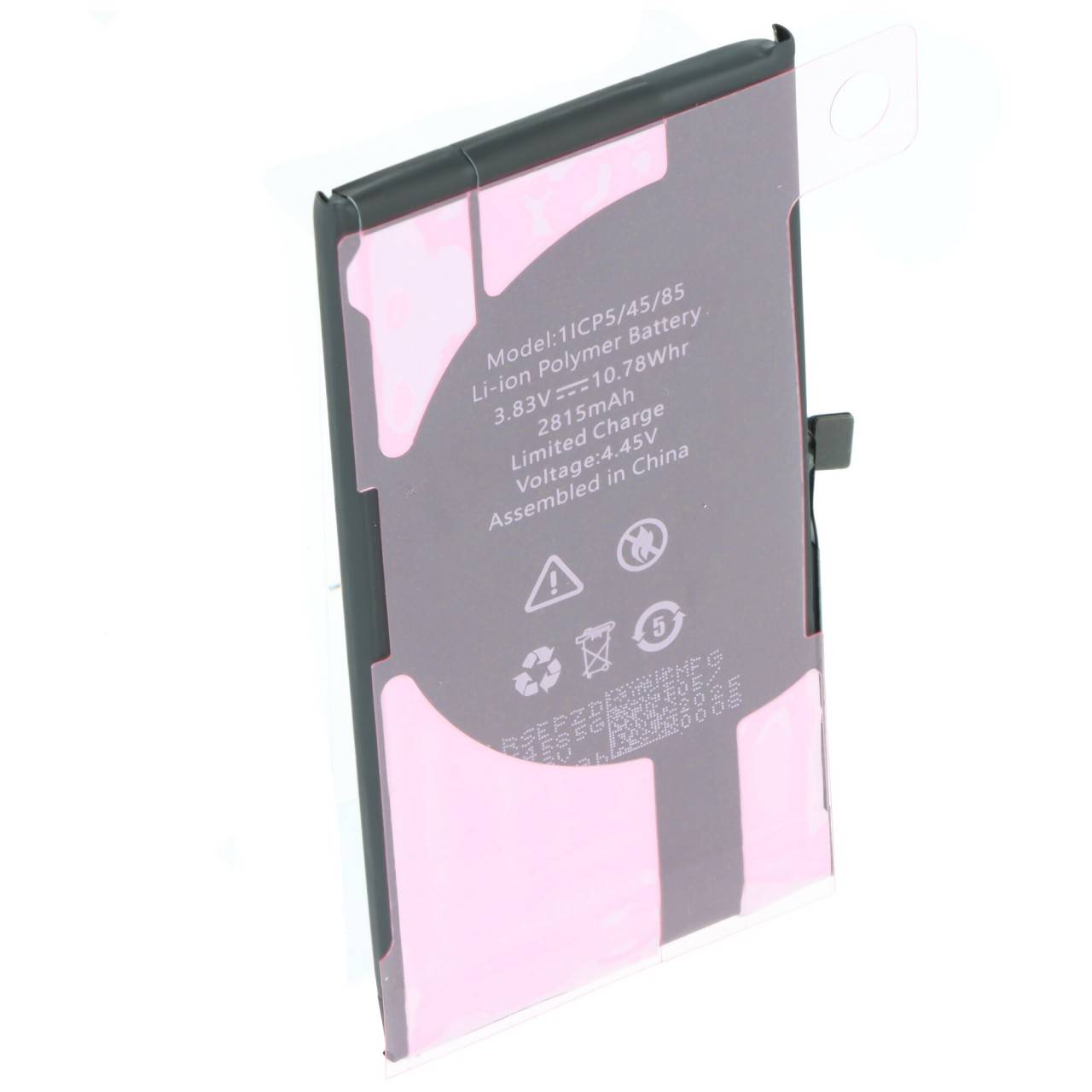 Batteria adatta per Apple iPhone 12/12 Pro, diagnosticabile, Li-Polymer, 3,83 V, 2815 mAh, 10,78 Wh, senza attrezzi-3