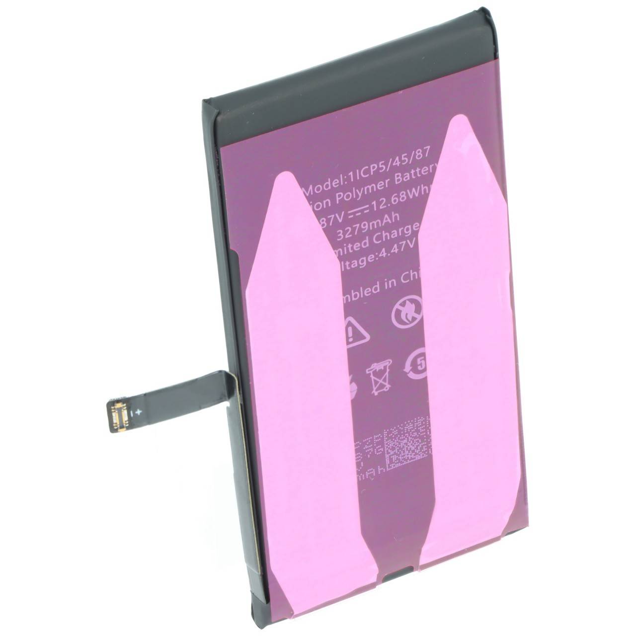 Batteria adatta per Apple iPhone 14, Li-Polymer, 3,87 V, 3279 mAh, 12,68 Wh, senza attrezzi-1