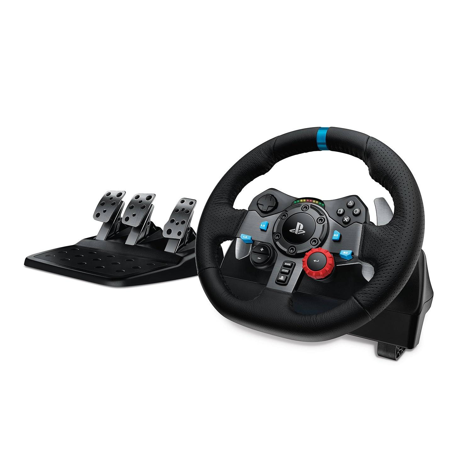 Logitech G G29 Nero USB 2.0 Sterzo + Pedali Analogico PC, PlayStation 4, Playstation 3 (G29 Driving Racing Wheel PlaySta-0