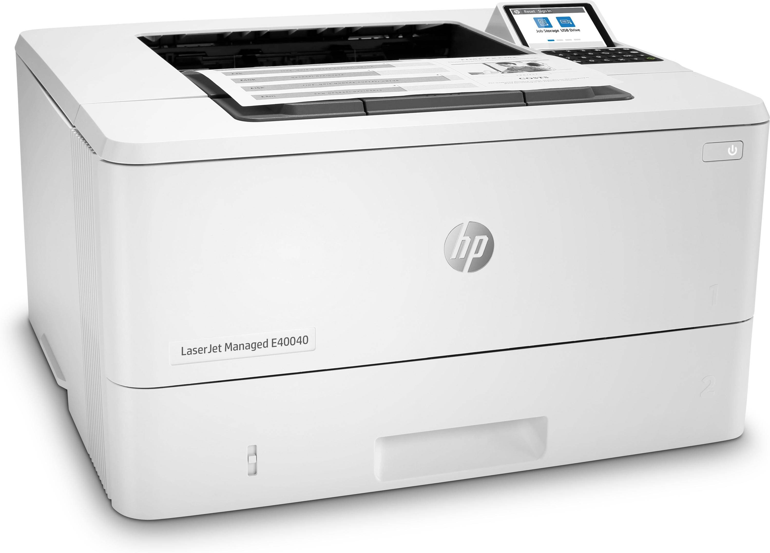HP LaserJet Managed E40040dn - Printer - B/W --3