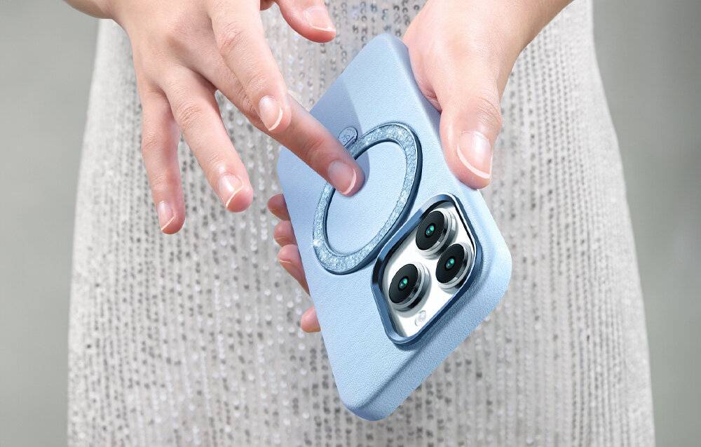 Immagine premio per Joyroom - PN-14L4 Blue - Joyroom PN-14L4 Case Dancing Circle per iPhone 14 Pro Max (blu)