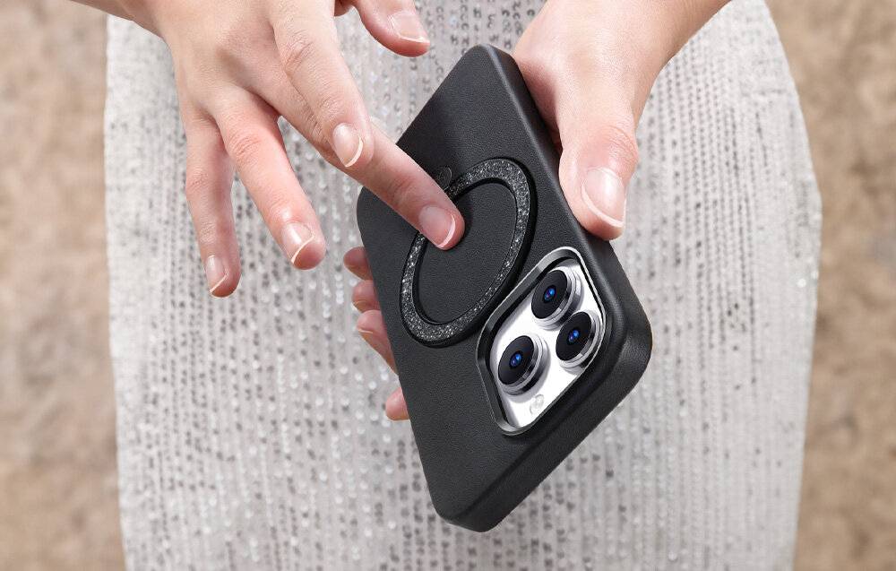 Immagine premio per Joyroom - PN-15L4  Black - Joyroom PN-15L4 Custodia Dancing Circle per iPhone 15 Pro Max (nero)
