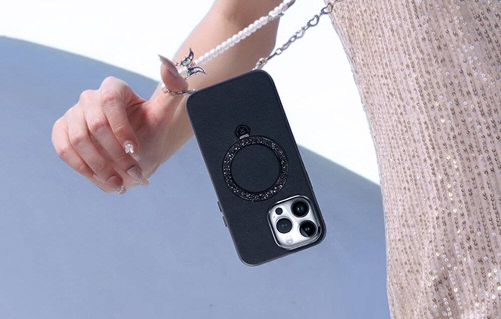 Immagine premio per Joyroom - PN-14L4 14 Black - Joyroom PN-14L4 Custodia Dancing Circle per iPhone 14 Pro Max (nero)